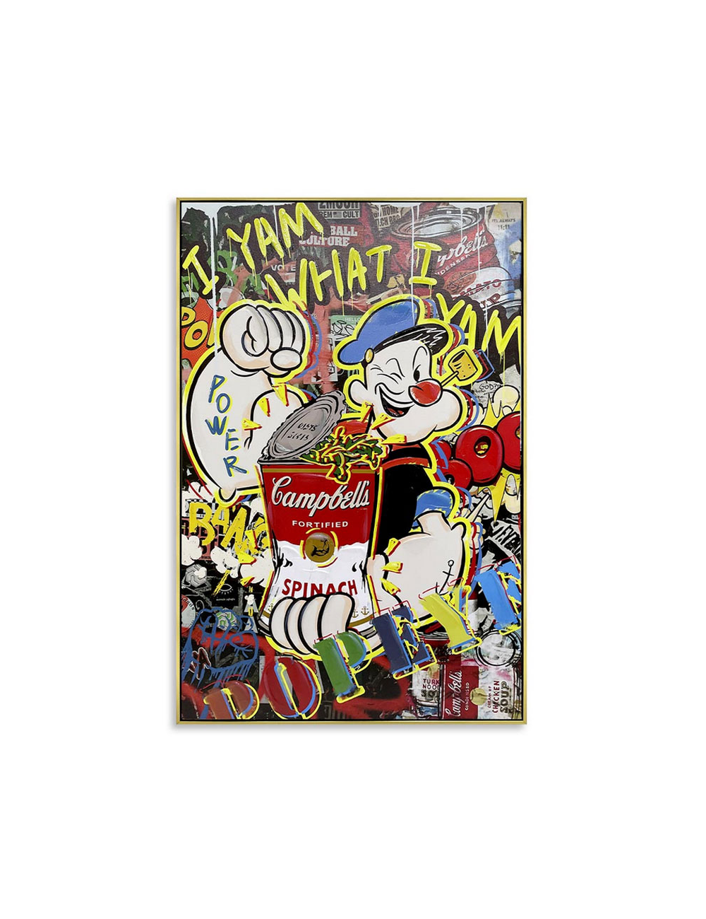 Tableau Popeye pop art – déco murale 60x90
