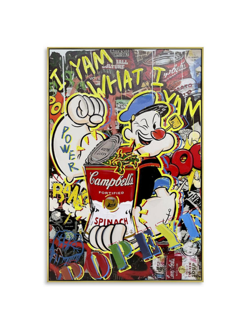 Tableau Popeye pop art – déco murale 60x90