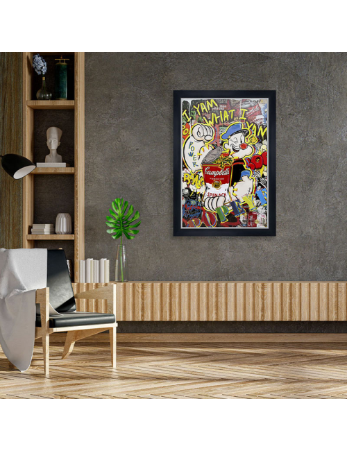 Tableau Popeye pop art – déco murale 60x90