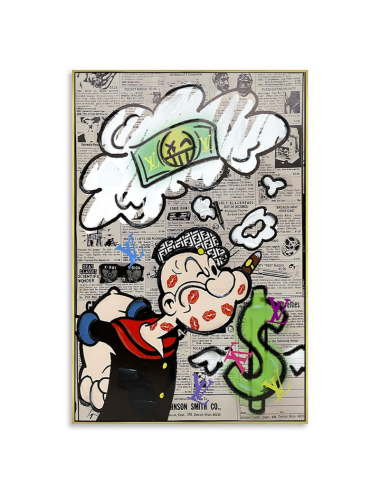 Tableau Popeye pop art – déco murale 60x90