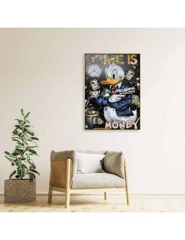 Tableau Donald Duck Time is Money – 60x90