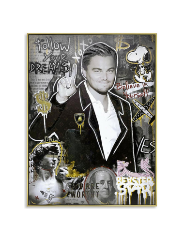 Tableau Leonardo DiCaprio – pop art 60x90