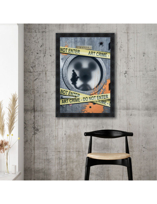 ART CRIME,Tableau 80x120 d'Alexandre Granger