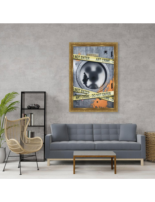ART CRIME,Tableau 80x120 d'Alexandre Granger