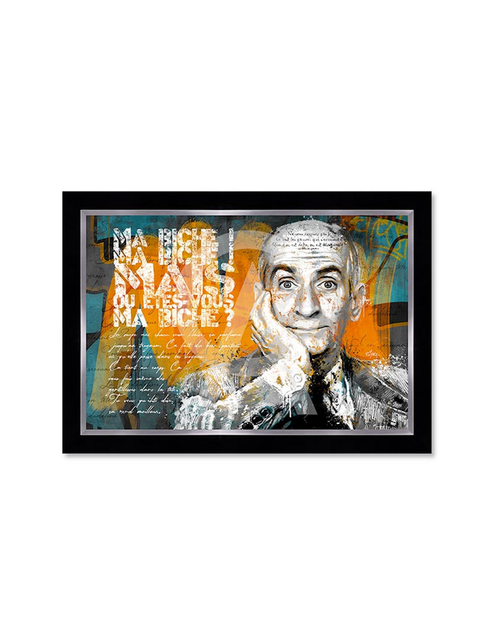 LOUIS DE FUNES, Tableau 80X120 de ROMARIC
