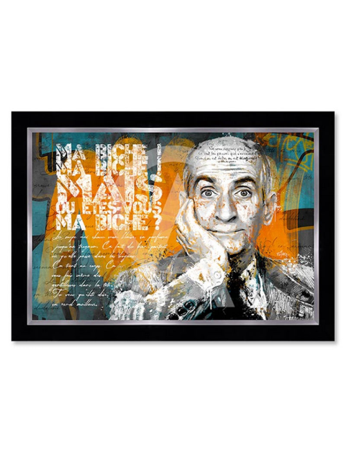LOUIS DE FUNES, Tableau 80X120 de ROMARIC