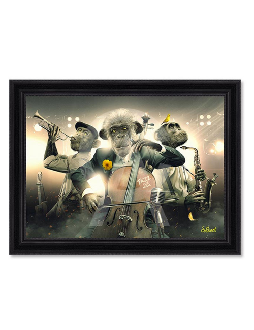 JAZZ TRIO, Tableau 80x120 de Sylvain Binet
