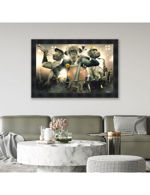 JAZZ TRIO, Tableau 80x120 de Sylvain Binet