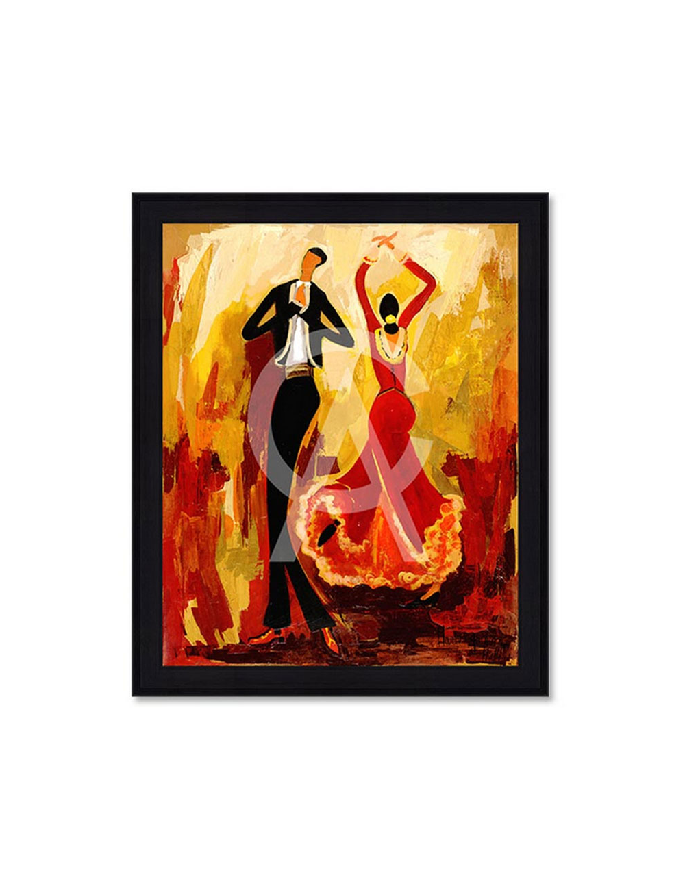 Tableau Flamenco 80x100 – Martine Gonnin