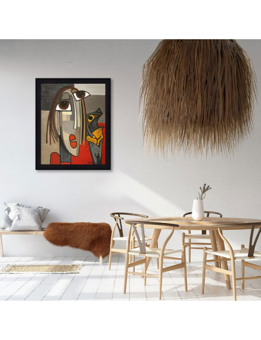 Chat Rouge – Tableau de Martine Gonnin