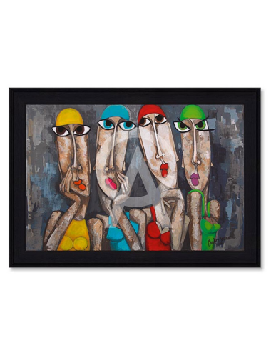 Tableau Baigneuses primaires – Martine Gonnin