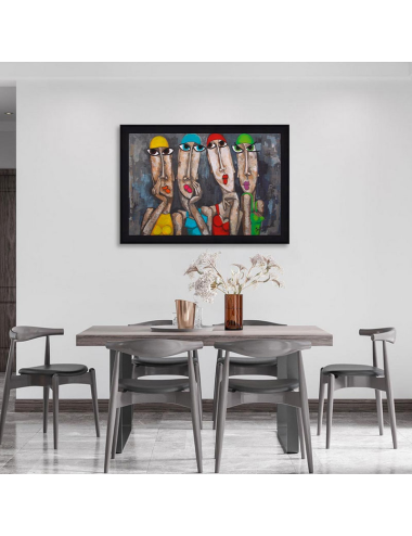 Tableau Baigneuses primaires – Martine Gonnin