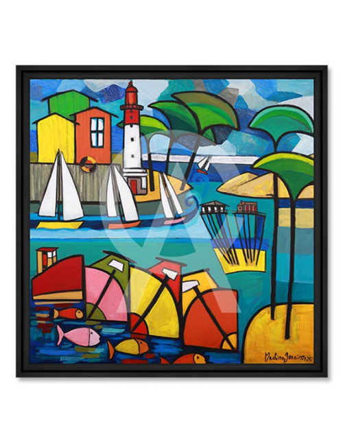Tableau Couleurs Bassin – Martine Gonnin