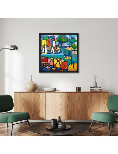 Tableau Couleurs Bassin – Martine Gonnin
