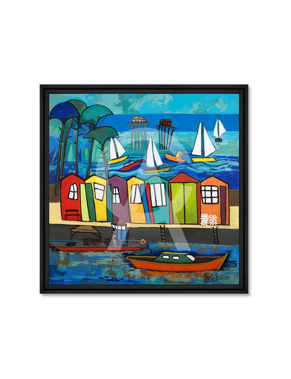 Tableau Bassin de rêve – Martine Gonnin
