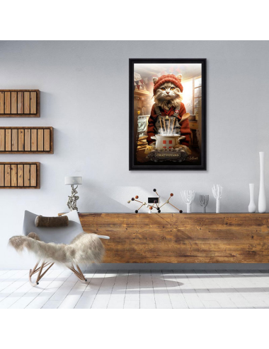 Tableau Chat-voyard Sylvain Binet – Décoration murale originale