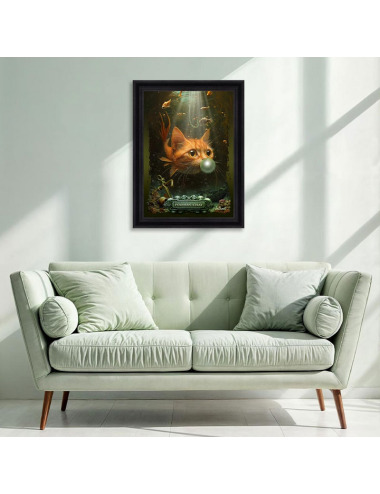 Tableau Poisson-Chat – Sylvain Binet