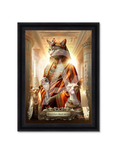 Tableau Toutân-Chat-Mon– Sylvain Binet