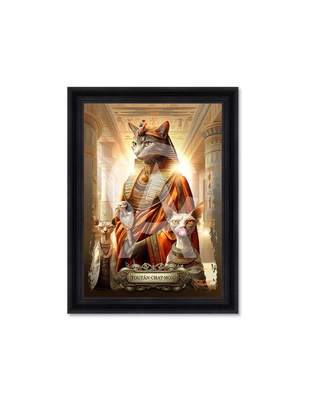 Tableau Toutân-Chat-Mon– Sylvain Binet