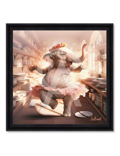 Tableau Eléphant Magasin XXL – Sylvain Binet