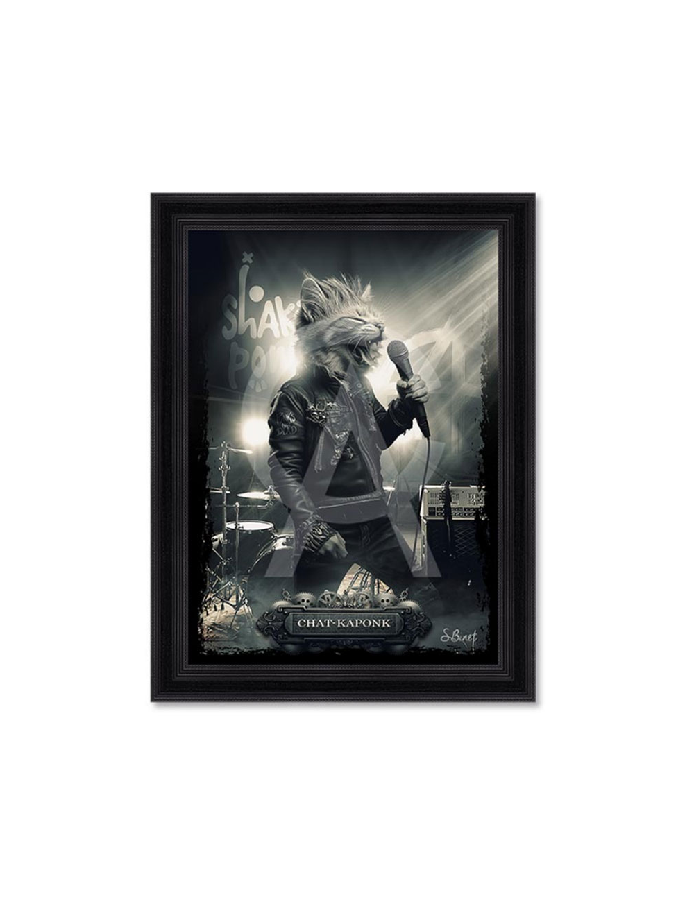 Tableau Chat-kaponk 80x120cm – Sylvain Binet