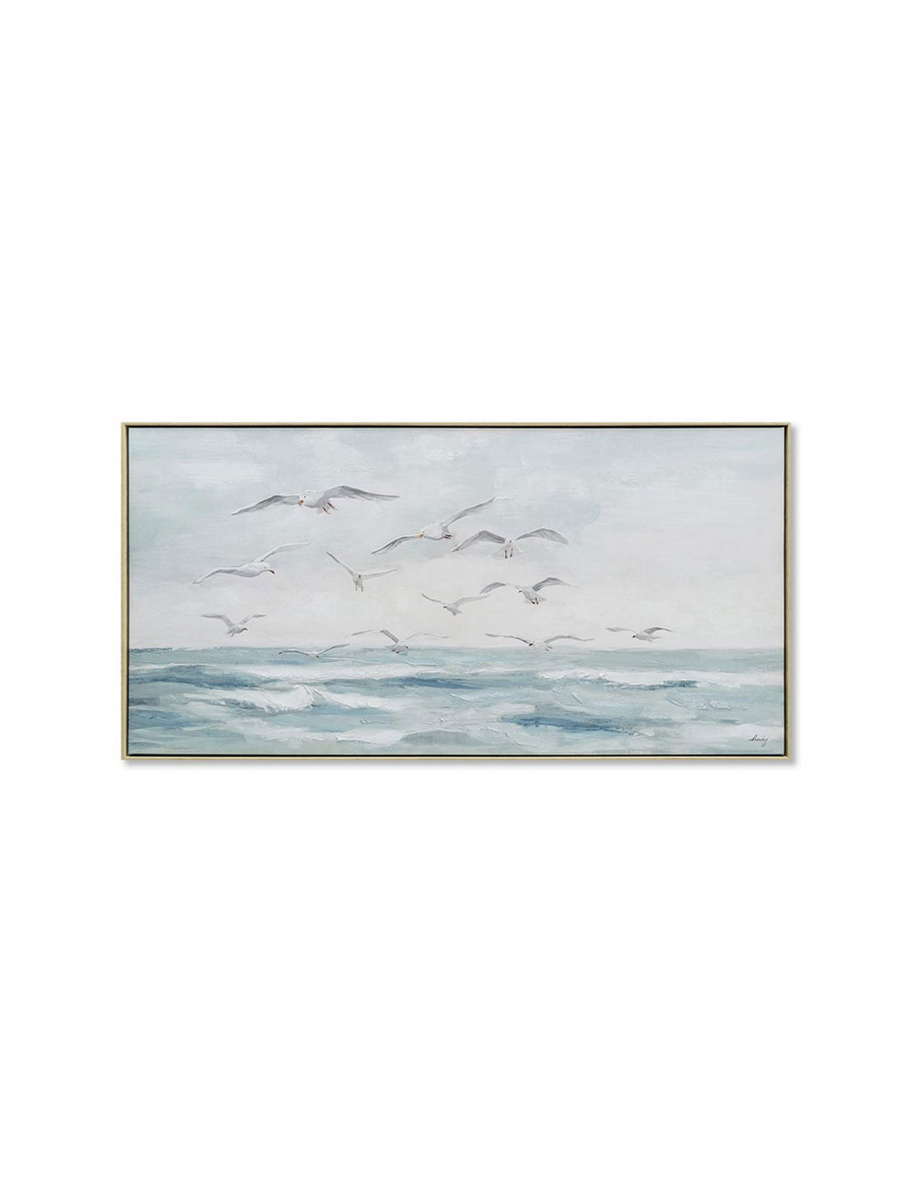 Vol de mouettes - Tableau marin