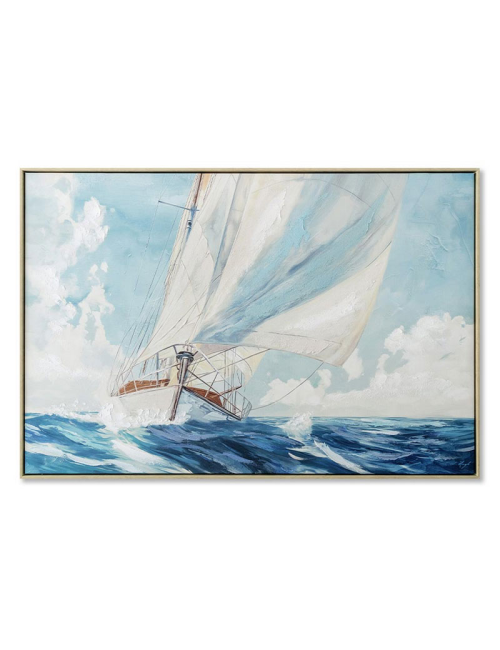 Voiliers en mer- Tableau marin 80x120cm
