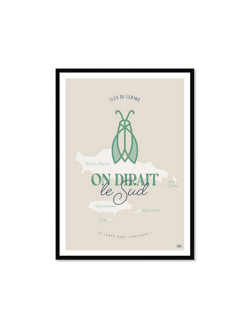 Cygale – Affiche régionale par Gwen