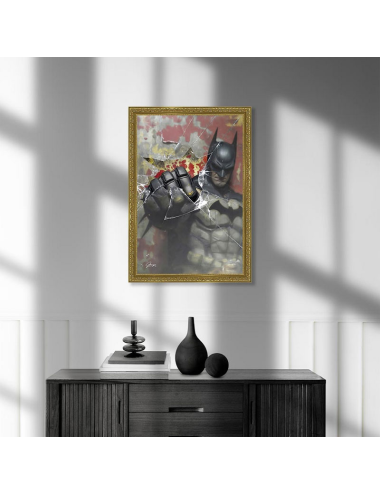 Tableau Exit Batman art urbain moderne par Alexandre Granger