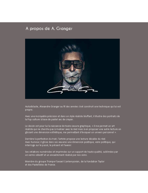 Tableau King Man – Alexandre Granger