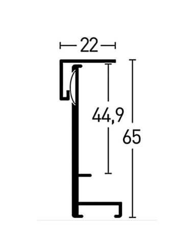 Frame Box Nielsen 70x90 cm – Cadre coffre maillot avec cintre alu inclus