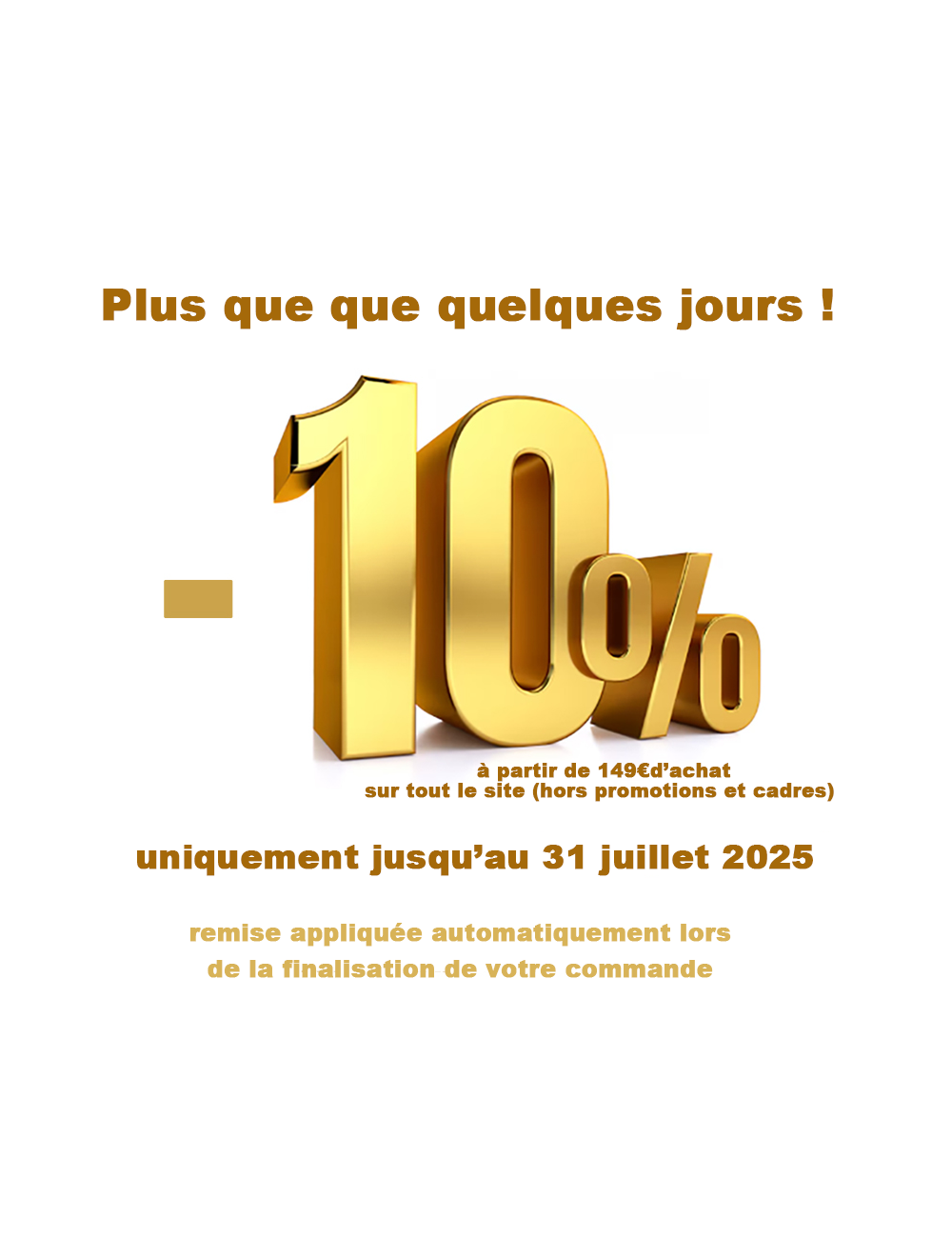 -10% sur le catalogue