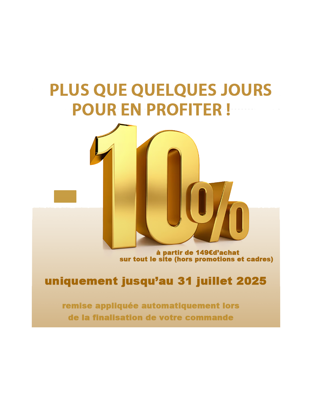 -10% sur le catalogue