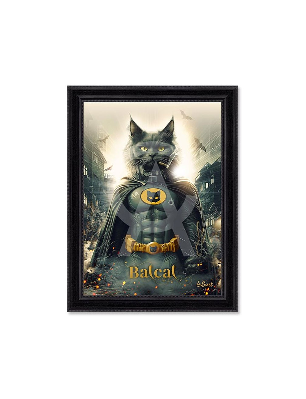 Tableau Bat Cat – Sylvain Binet