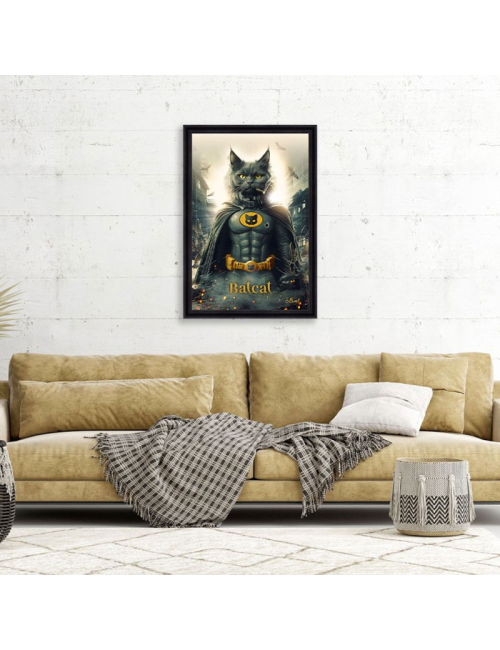 Tableau Bat Cat – Sylvain Binet