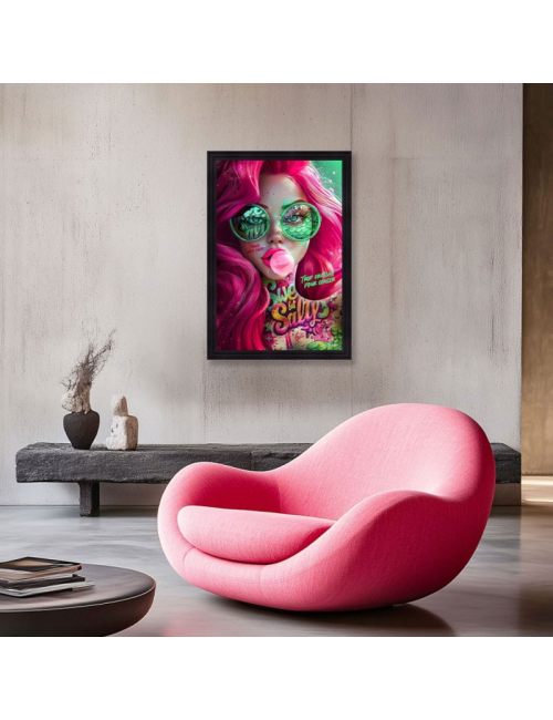 Tableau Vert Sirène 80x120 – Sarah B