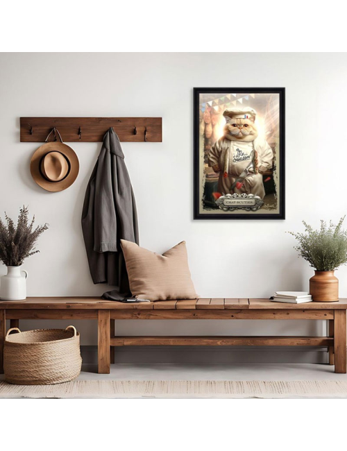 Tableau Chat-rcutier 80x120 cm – Sylvain Binet