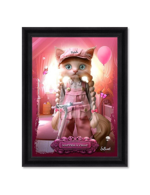 Tableau Nattes à Chat 80x120 – Sylvain Binet