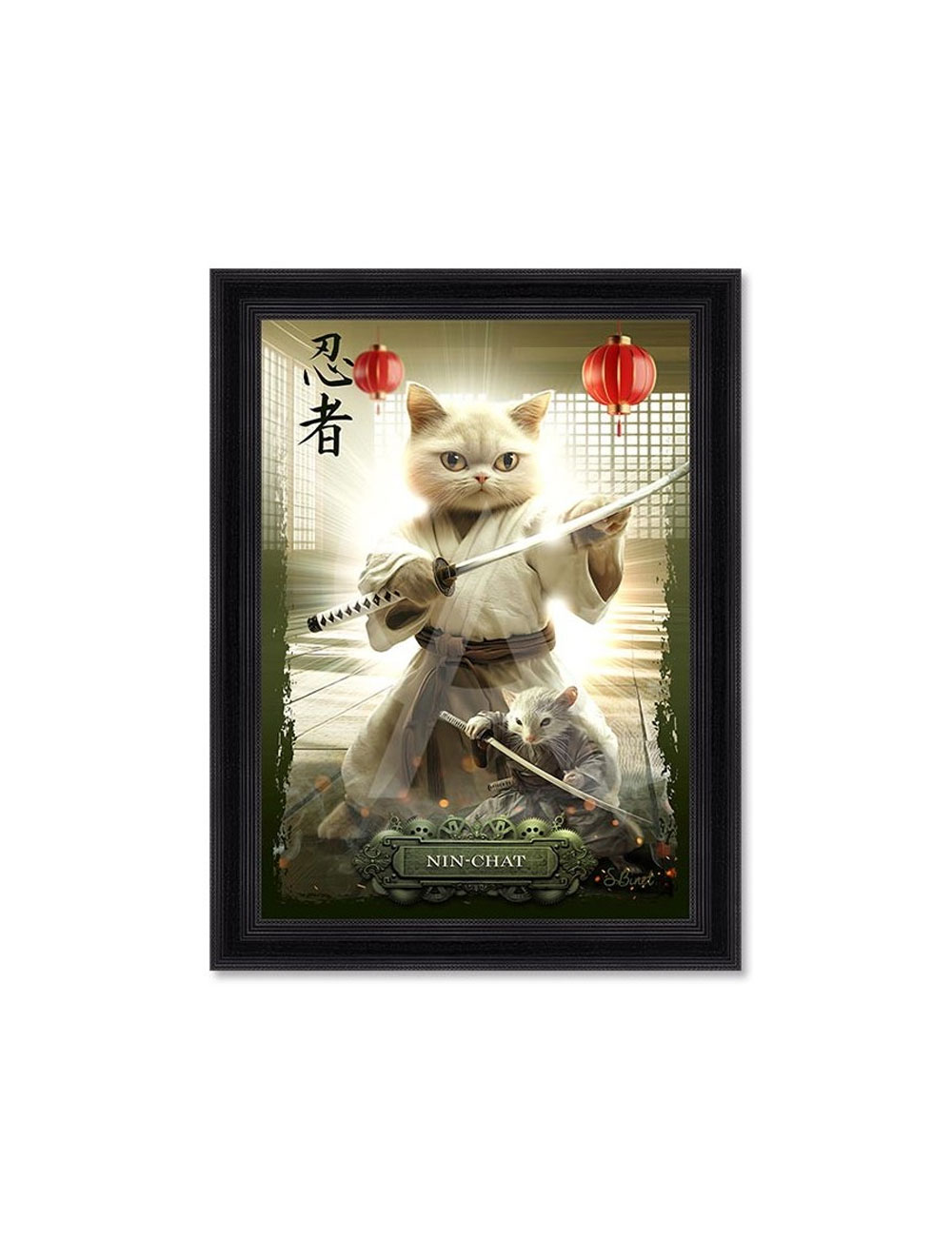 Tableau Nin-Chat 80x120cm – Sylvain Binet