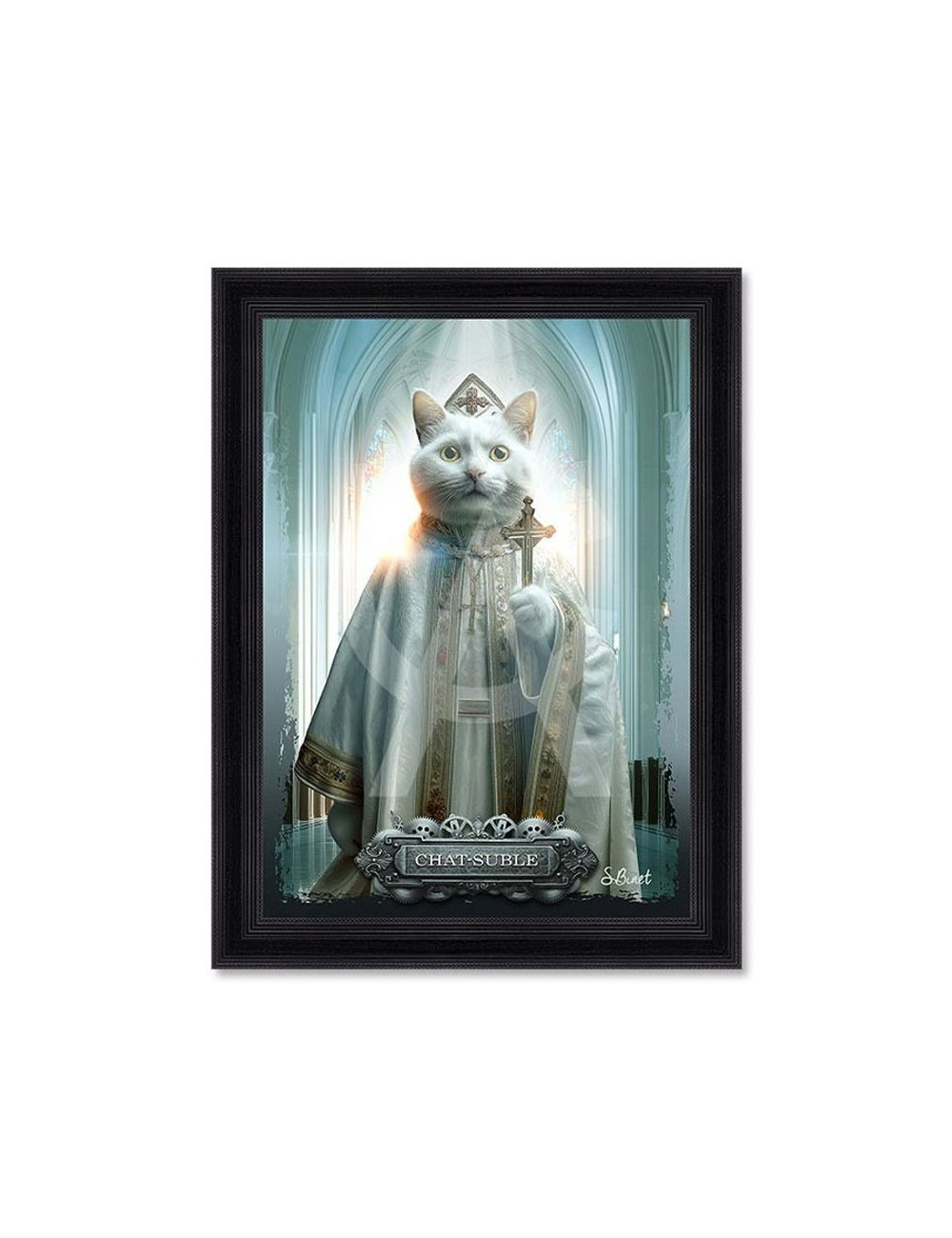 Tableau Chat-suble – Sylvain Binet