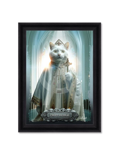 Tableau Chat-suble 80x120 – Sylvain Binet