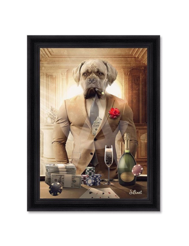 Tableau Chien Luxury – Sylvain Binet