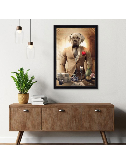 Tableau Chien Luxury – Sylvain Binet