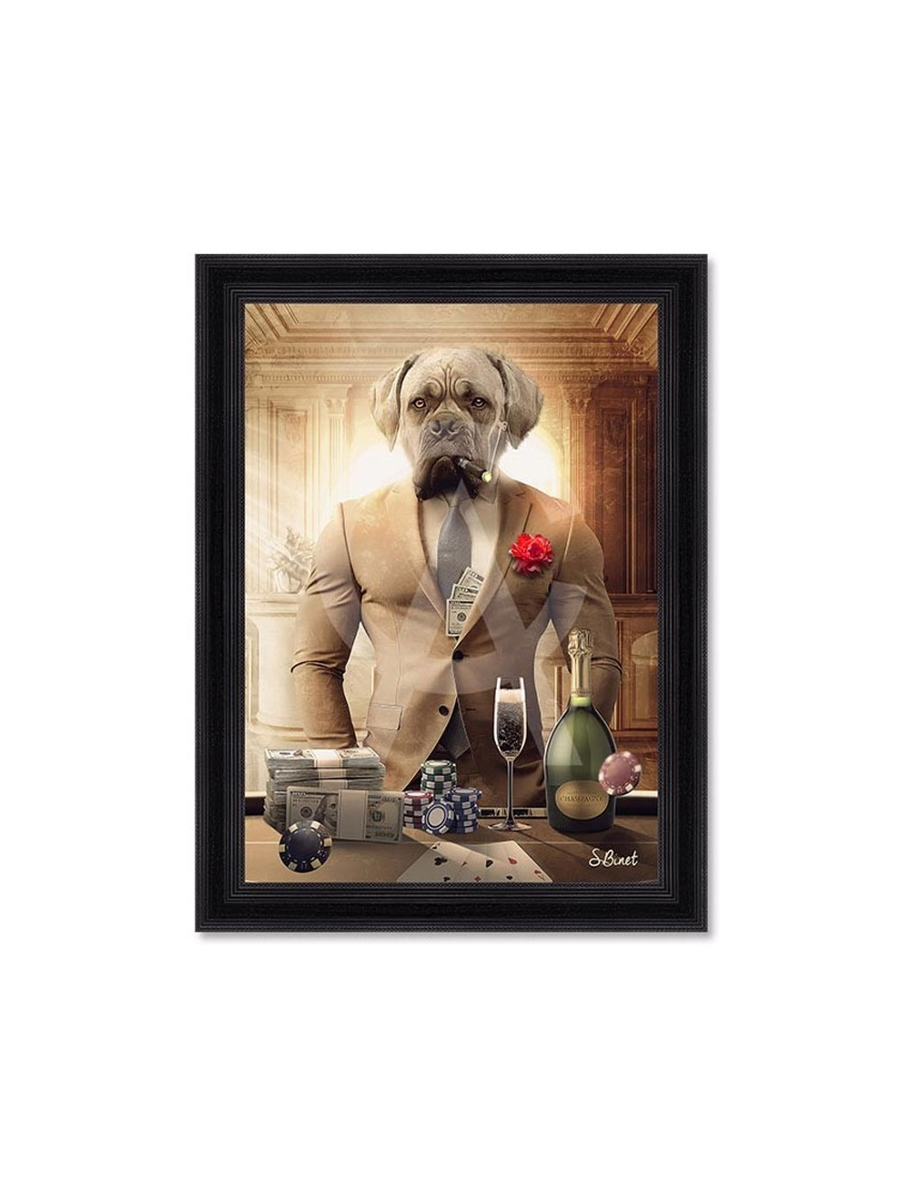 Tableau Chien Luxury 80x120 cm – Sylvain Binet