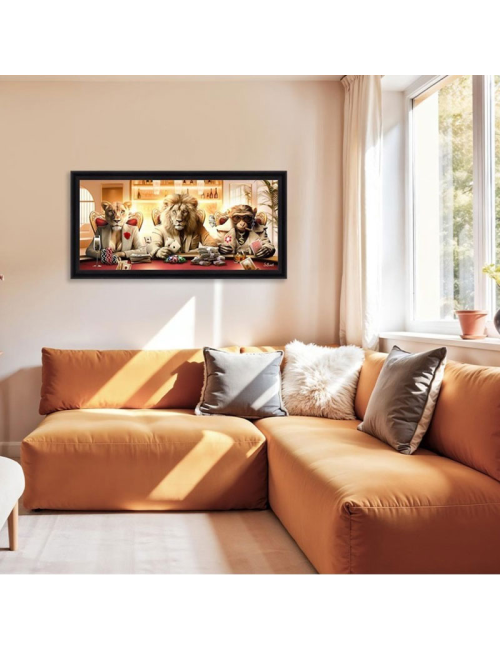 Tableau Pano Poker Luxury 63x140 cm – Sylvain Binet