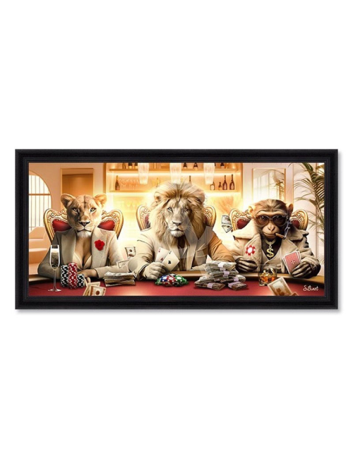 Tableau Pano Poker Luxury 63x140 cm – Sylvain Binet