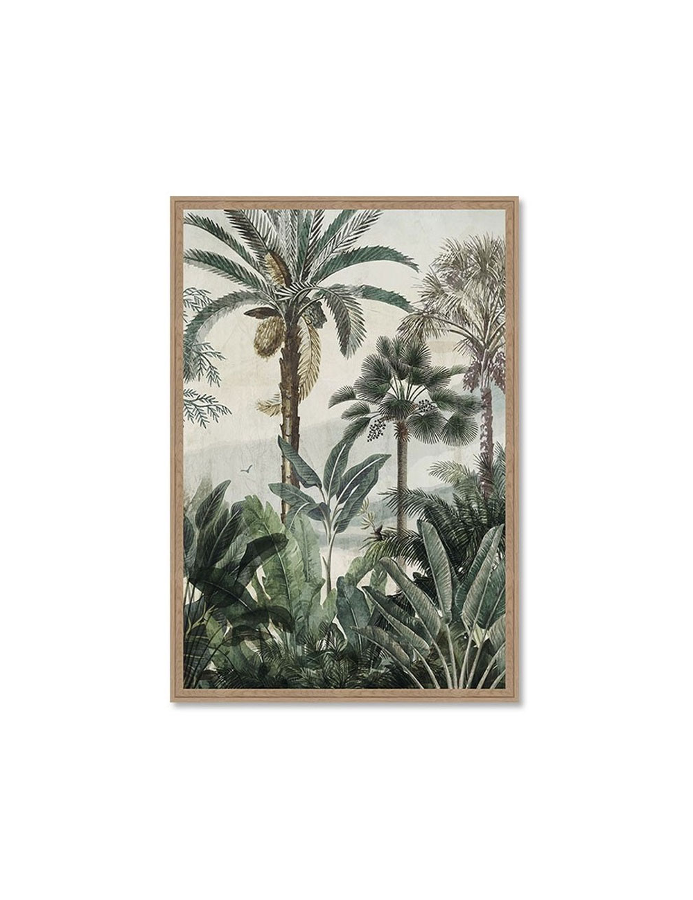 Tableau jungle tropicale verdoyante design