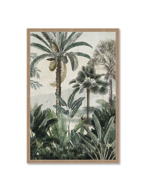Tableau jungle tropicale verdoyante design