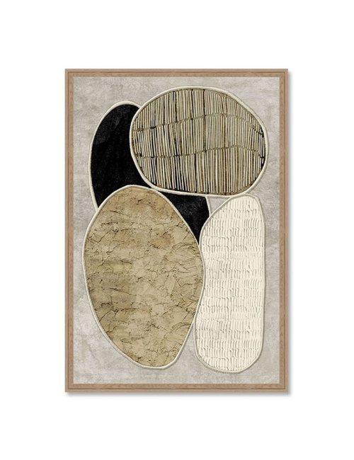 Tableau formes organiques 80x120 cm