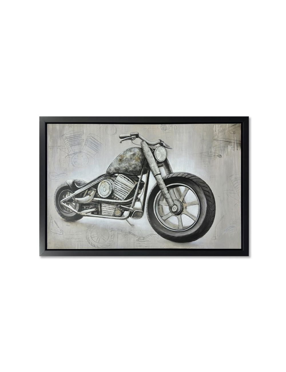 Tableau moto design – 80x120 cm